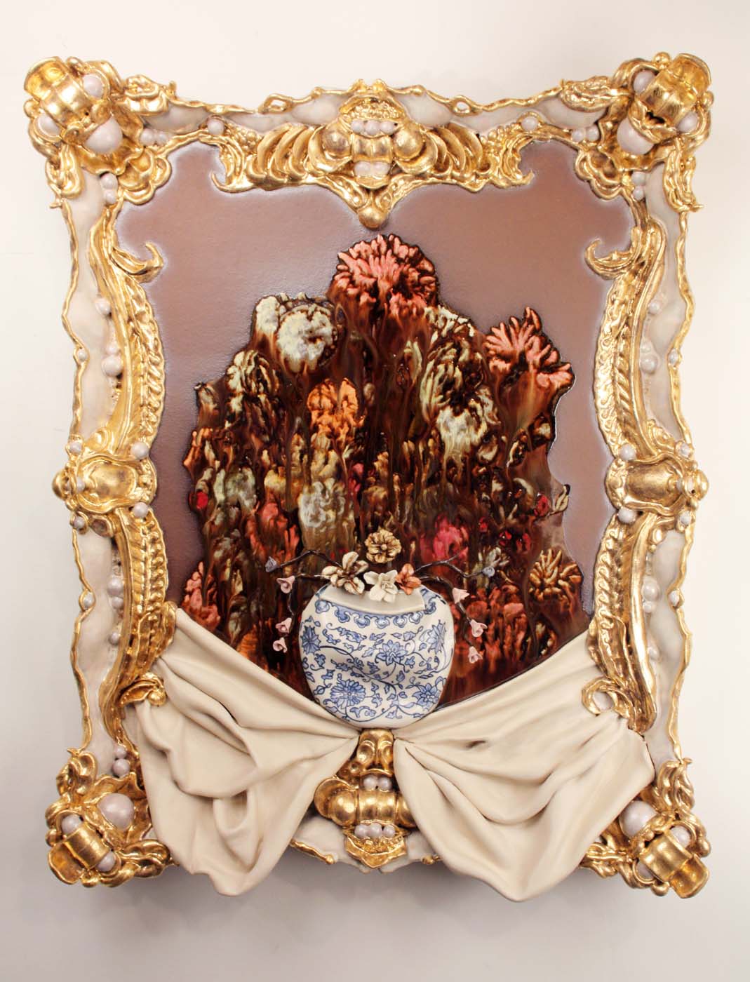 flux12 Ceramic Glaze Clay Art Ceramics Sculpture Painting Vanitas Flowers Melting Great Dirk Staschke