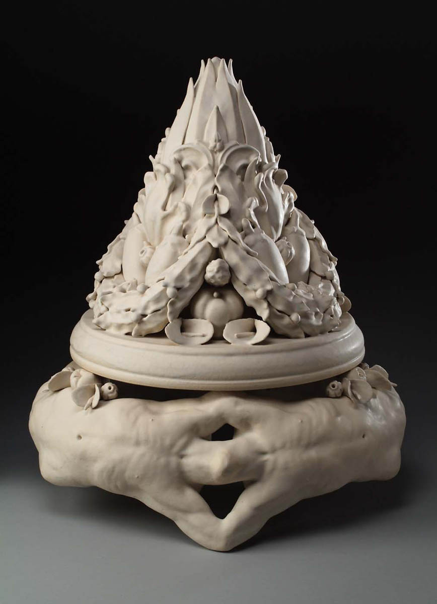 Impediment Sculpture Smithsonian Museum Figure Ceramic Glaze Clay Art Architectural by artist Dirk Staschke