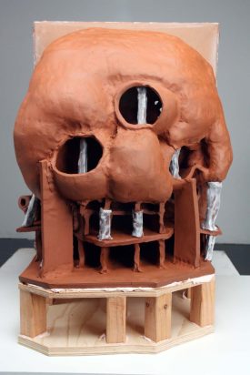 Architecture of and Ending Ceramic Sculpture LED by artist Dirk Staschke